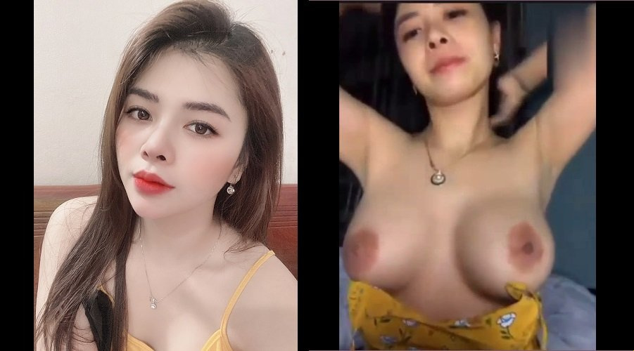 The clothes shop owner has big breasts